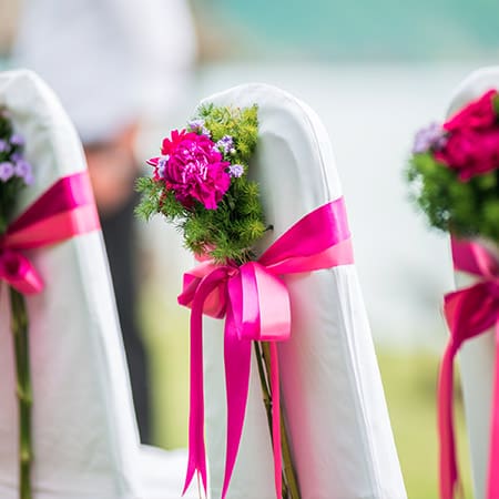 Wedding Chair Flowers Essex