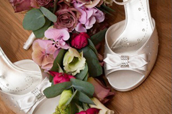 Wedding Flowers and Shoes